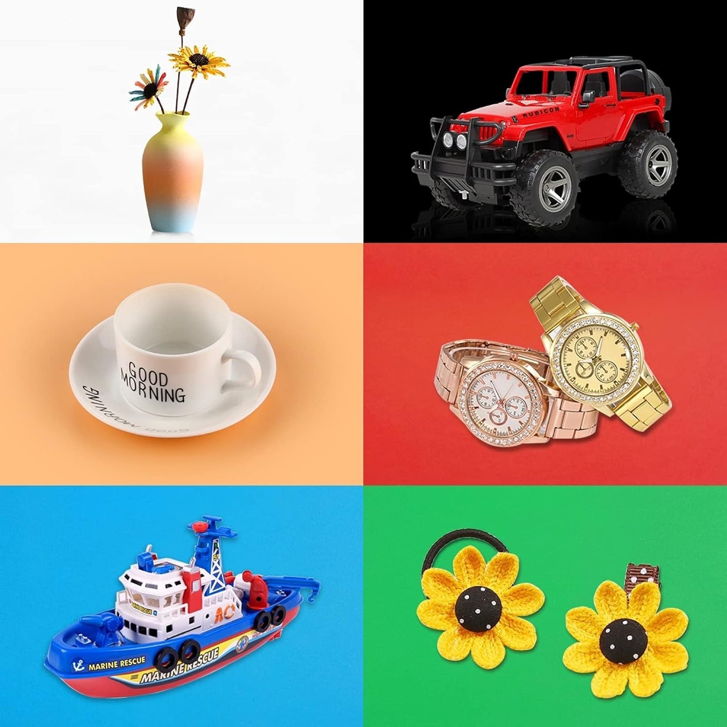 11.8" Photo Light Box, Portable Folding Light Box Photography for Product,Led Light Photo Box with 6 Colors Backdrops