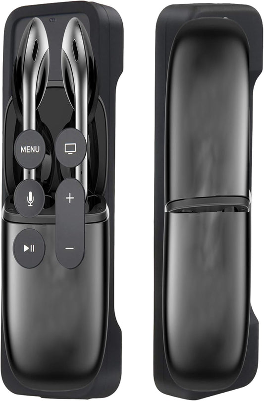 Remote Case Compatible Withr Bluetooth Headphones True Wireless Earbuds 60H Playback LED Power Display Earphones with Wireless Charging Case IPX5 Waterproof In-Ear Ear- Black