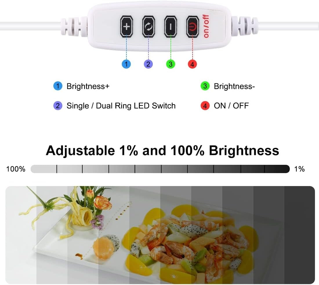 11.8" Photo Light Box, Portable Folding Light Box Photography for Product,Led Light Photo Box with 6 Colors Backdrops