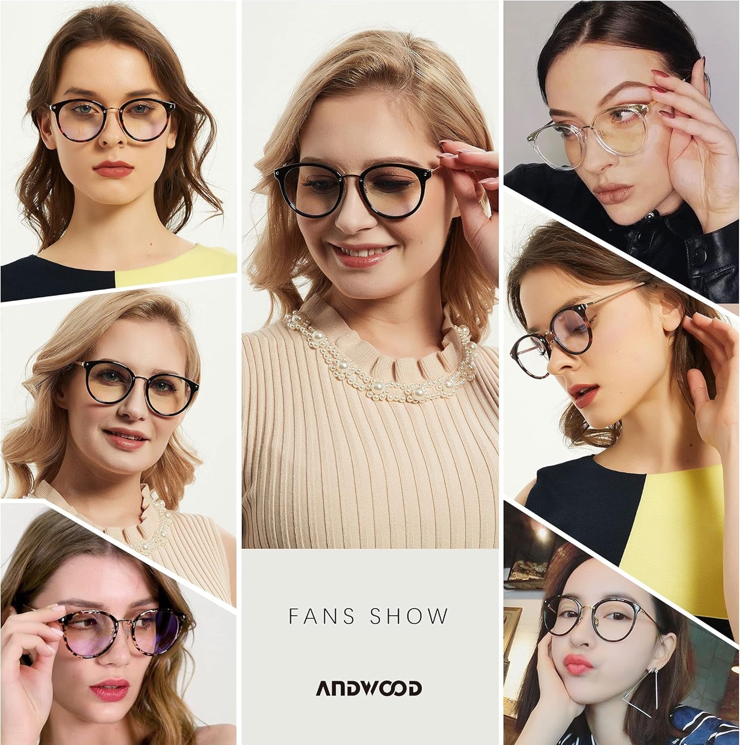 Oversized Blue Light Blocking Glasses Women Big round Computer Fake Bluelight Blocker Circle Frame Leopard